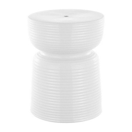 Safavieh 17.5 in. Johari Ceramic Garden Stool, White ACS4605A